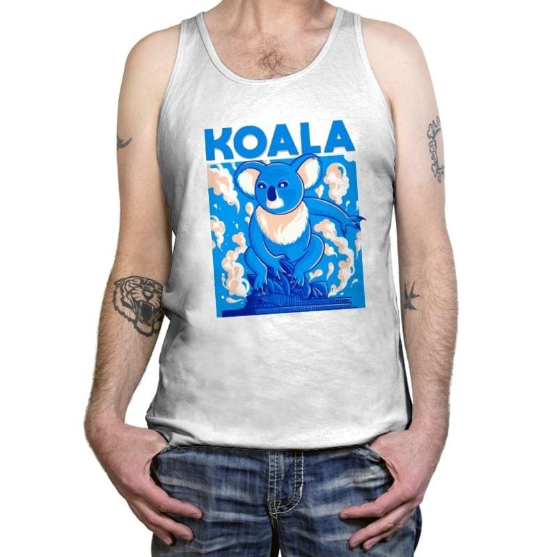 Koala ATTACK - Tanktop Tanktop RIPT Apparel X-Small / White