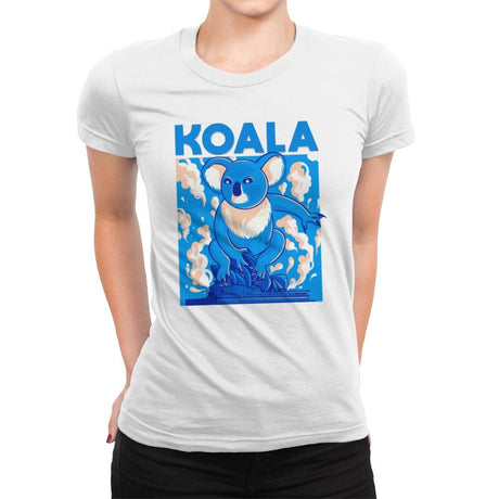 Koala ATTACK - Womens Premium T-Shirts RIPT Apparel Small / White