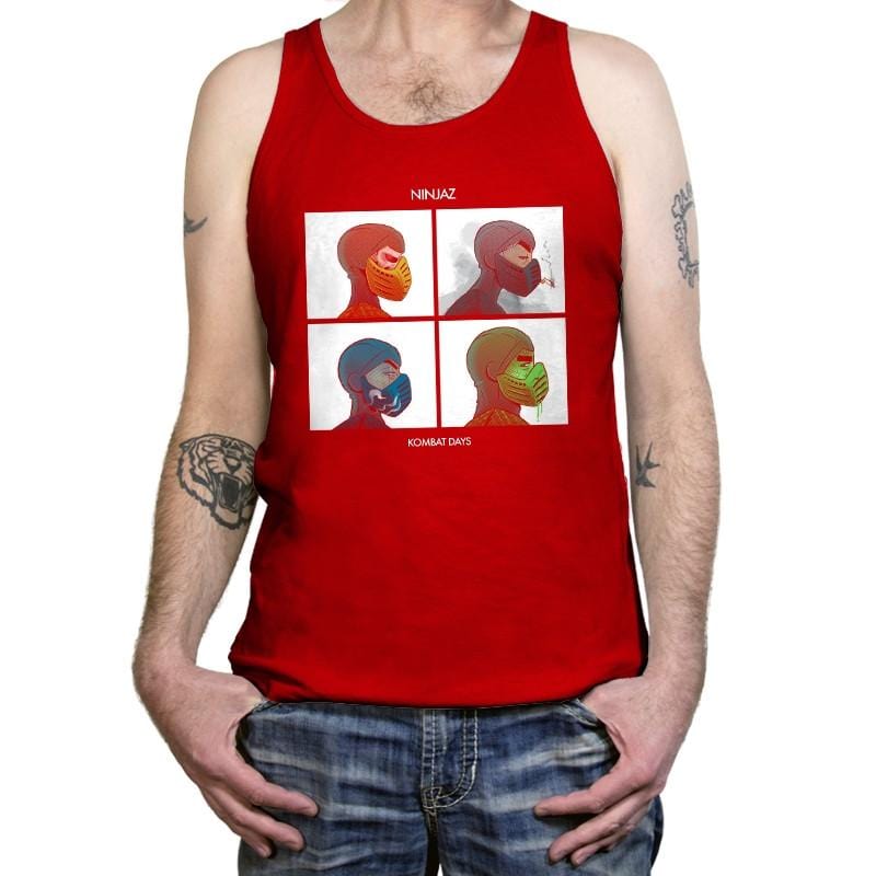 Kombat Days Exclusive - Tanktop Tanktop RIPT Apparel X-Small / Red