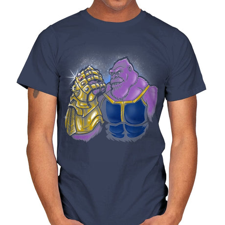 Kongfinity Gauntlet - Mens T-Shirts RIPT Apparel Small / Navy