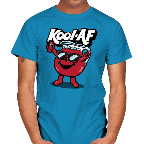 Kool AF - Mens T-Shirts RIPT Apparel Small / Sapphire