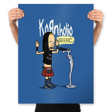 Kornholio - Prints Posters RIPT Apparel 18x24 / Royal