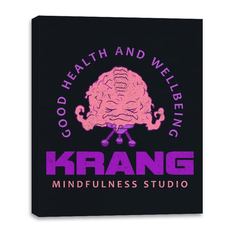 Krang Mindfulness Studio - Canvas Wraps Canvas Wraps RIPT Apparel 16x20 / Black