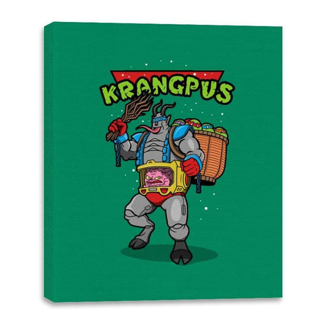 Krangpus - Canvas Wraps Canvas Wraps RIPT Apparel 16x20 / Kelly