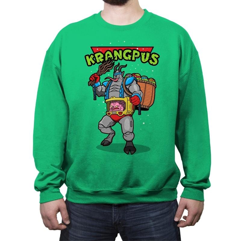 Krangpus - Crew Neck Sweatshirt Crew Neck Sweatshirt RIPT Apparel Small / Irish Green