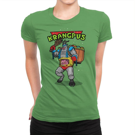 Krangpus - Womens Premium T-Shirts RIPT Apparel Small / Kelly