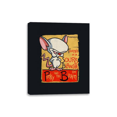 La Souris Blanche - Canvas Wraps Canvas Wraps RIPT Apparel 8x10 / Black