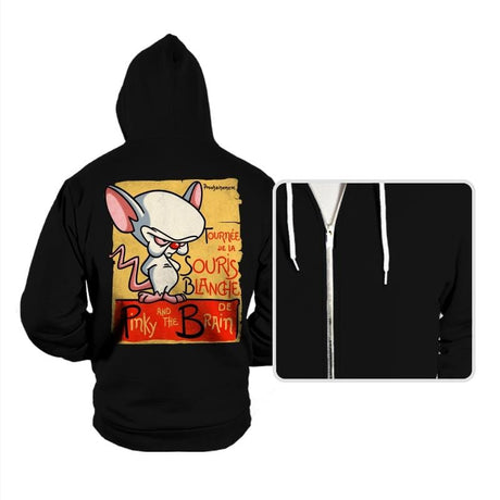 La Souris Blanche - Hoodies Hoodies RIPT Apparel Small / Black