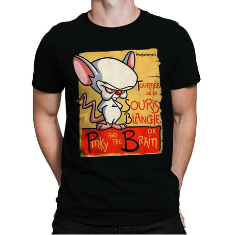 La Souris Blanche - Mens Premium T-Shirts RIPT Apparel Small / Black