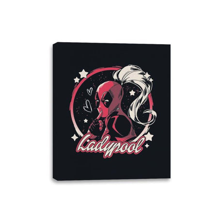 Ladypool - Canvas Wraps Canvas Wraps RIPT Apparel 8x10 / Black