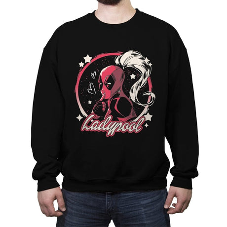 Ladypool - Crew Neck Sweatshirt Crew Neck Sweatshirt RIPT Apparel Small / Black