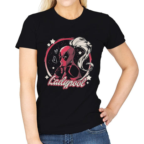 Ladypool - Womens T-Shirts RIPT Apparel Small / Black