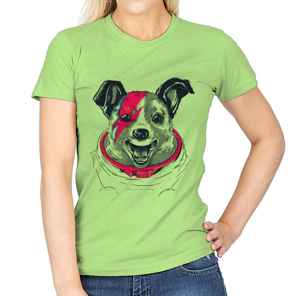 Laika Stardust - Womens T-Shirts RIPT Apparel Small / Mint Green