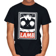 Lamb - Mens T-Shirts RIPT Apparel Small / Black