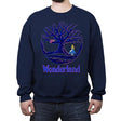 Land of Wonder - Crew Neck Sweatshirt Crew Neck Sweatshirt RIPT Apparel Small / Navy