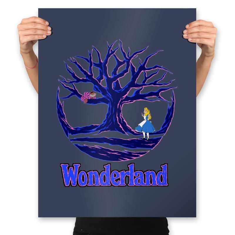 Land of Wonder - Prints Posters RIPT Apparel 18x24 / Navy