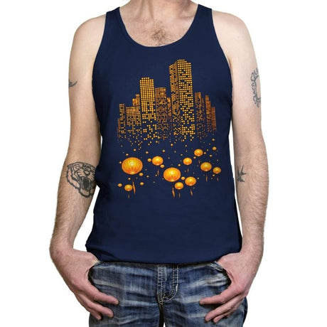 Lantern City - Tanktop Tanktop RIPT Apparel X-Small / Navy