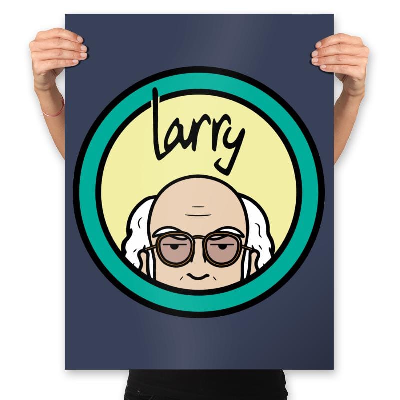 Larrya! - Prints Posters RIPT Apparel 18x24 / Navy