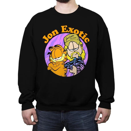 Lasagna King - Crew Neck Sweatshirt Crew Neck Sweatshirt RIPT Apparel Small / Black