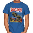 Laser Eyes Comics - Mens T-Shirts RIPT Apparel Small / Royal