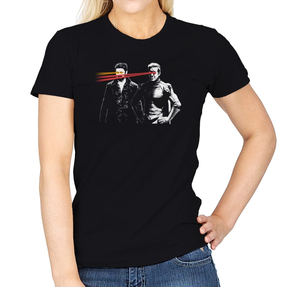 Laser Fiction - Womens T-Shirts RIPT Apparel Small / Black