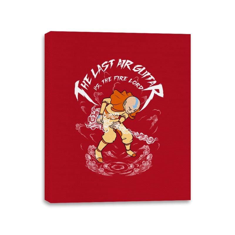 Last Air Guitar Master - Canvas Wraps Canvas Wraps RIPT Apparel 11x14 / Red