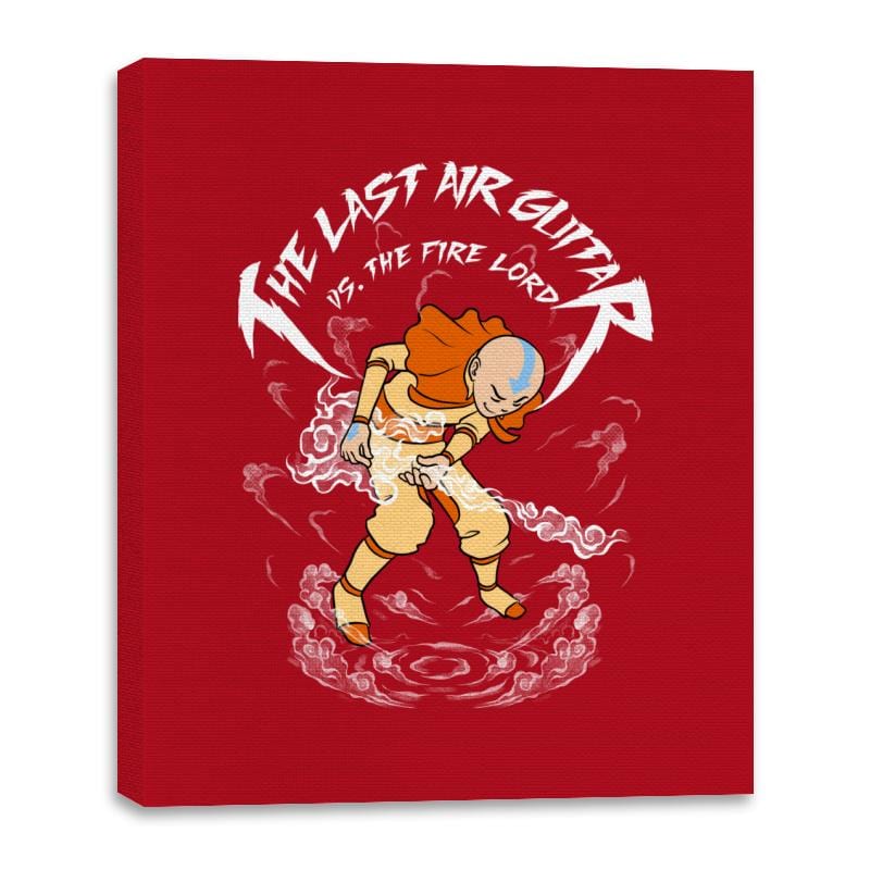 Last Air Guitar Master - Canvas Wraps Canvas Wraps RIPT Apparel 16x20 / Red