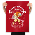 Last Air Guitar Master - Prints Posters RIPT Apparel 18x24 / Red