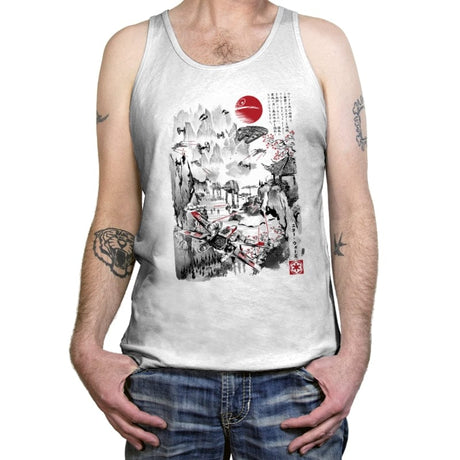 Last Battle of the Galactic Civil War - Tanktop Tanktop RIPT Apparel X-Small / White