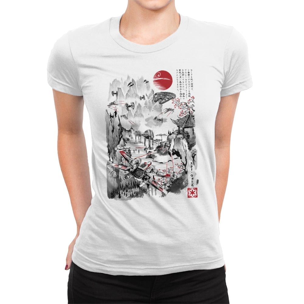 Last Battle of the Galactic Civil War - Womens Premium T-Shirts RIPT Apparel Small / White