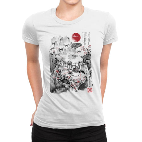 Last Battle of the Galactic Civil War - Womens Premium T-Shirts RIPT Apparel Small / White