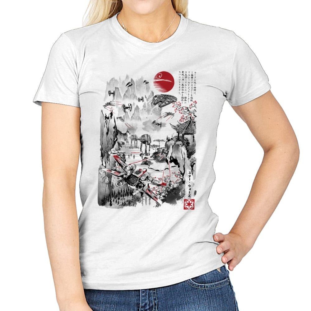 Last Battle of the Galactic Civil War - Womens T-Shirts RIPT Apparel Small / White