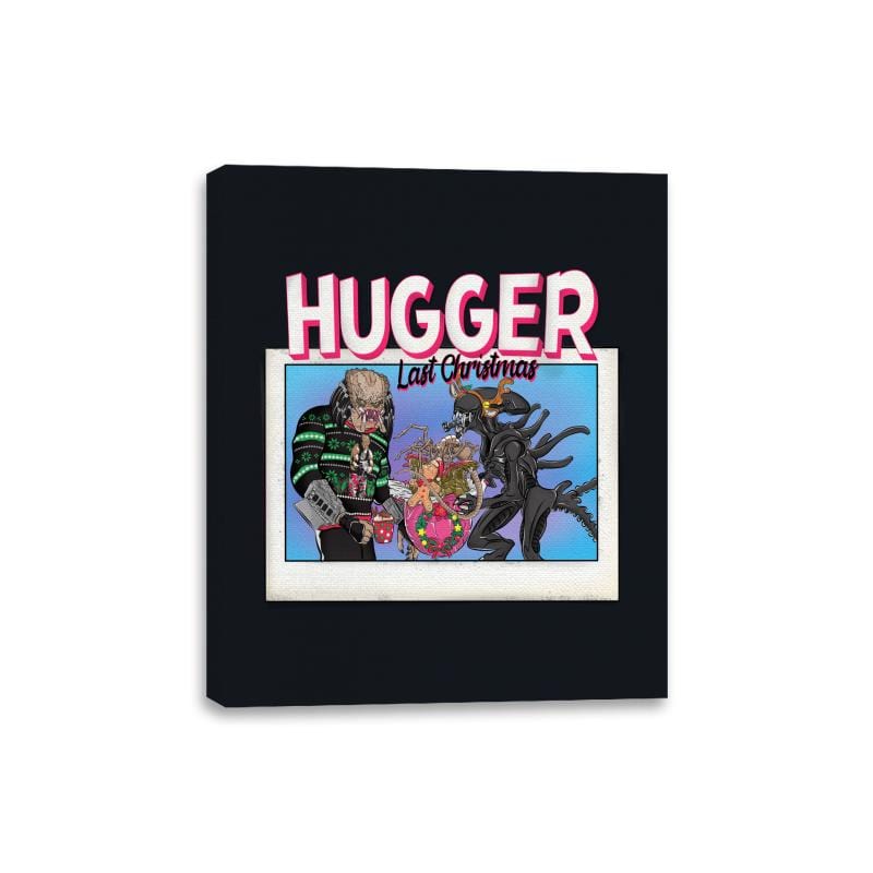 Last Christmas I Gave You My Hugger - Canvas Wraps Canvas Wraps RIPT Apparel 8x10 / Black