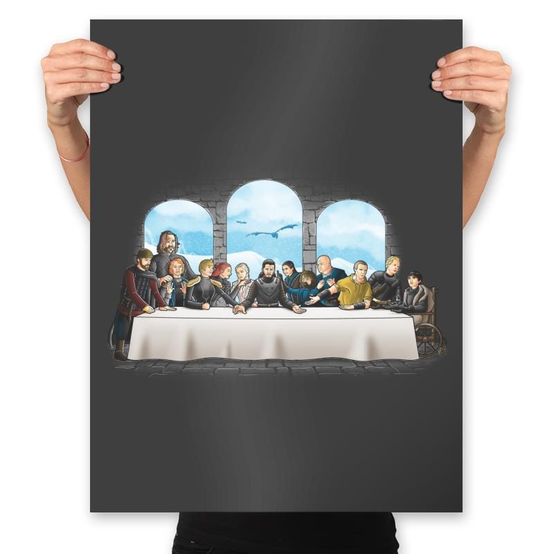 Last Winter Supper - Prints Posters RIPT Apparel 18x24 / Charcoal