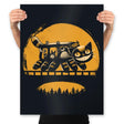 Late Night Ride - Prints Posters RIPT Apparel 18x24 / Black