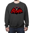 Laughing Bat 1966 - Crew Neck Sweatshirt Crew Neck Sweatshirt RIPT Apparel Small / Charcoal