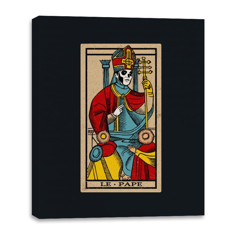 Le Pape Emeritus Tarot Card - Canvas Wraps Canvas Wraps RIPT Apparel 16x20 / Black