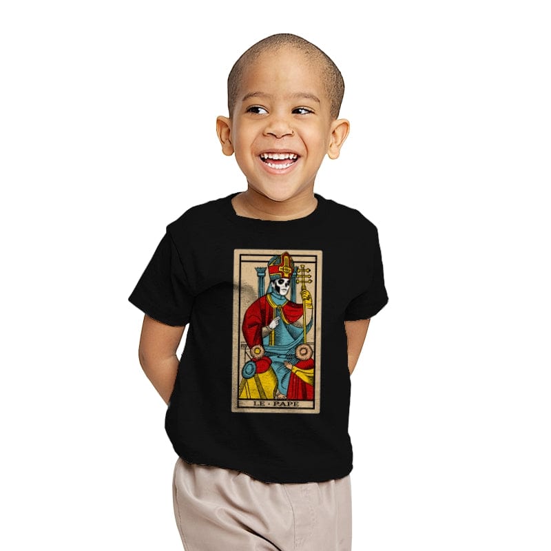 Le Pape Emeritus Tarot Card - Youth T-Shirts RIPT Apparel X-small / Black