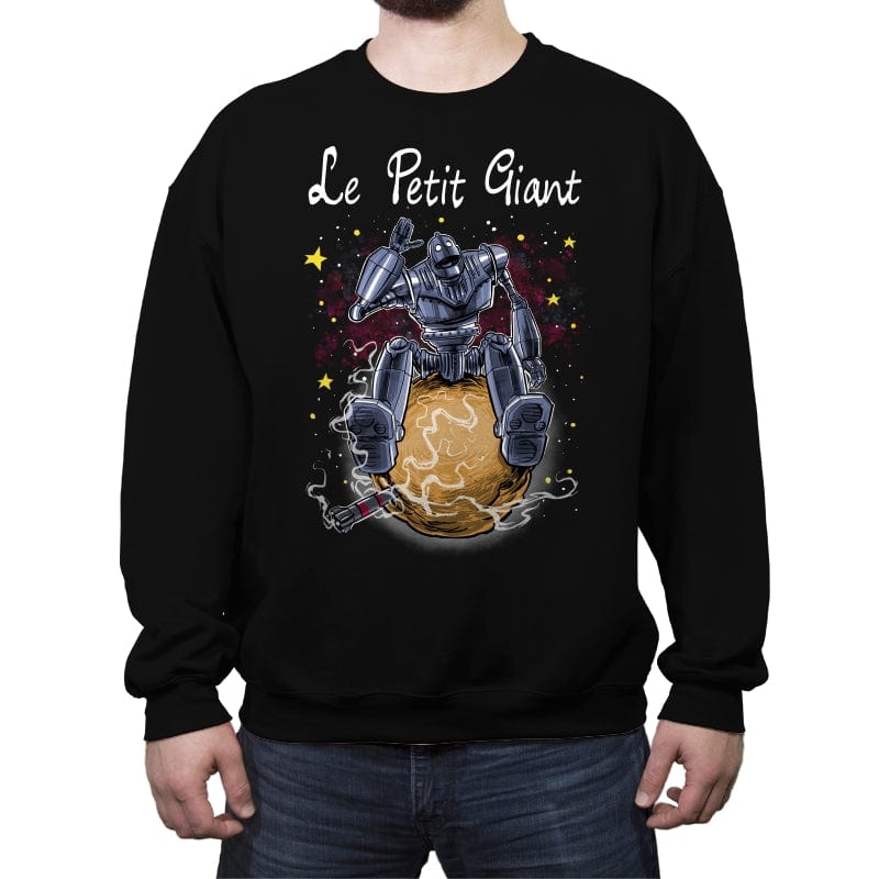 Le Petit Giant - Crew Neck Sweatshirt Crew Neck Sweatshirt RIPT Apparel Small / Black