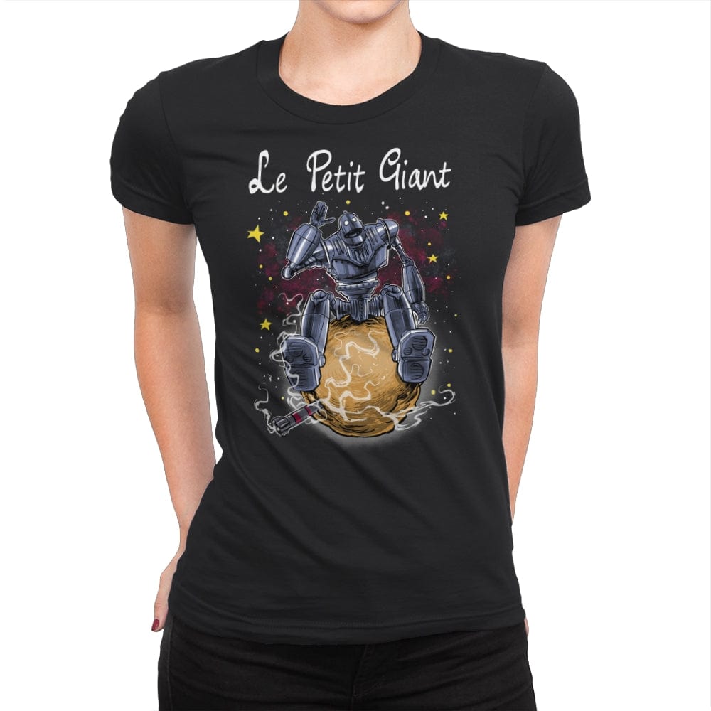 Le Petit Giant - Womens Premium T-Shirts RIPT Apparel Small / Black