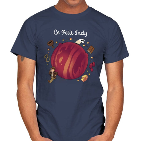 Le Petit Indy - Mens T-Shirts RIPT Apparel Small / Navy