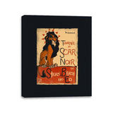 Le Scar Noir - Canvas Wraps Canvas Wraps RIPT Apparel 11x14 / Black