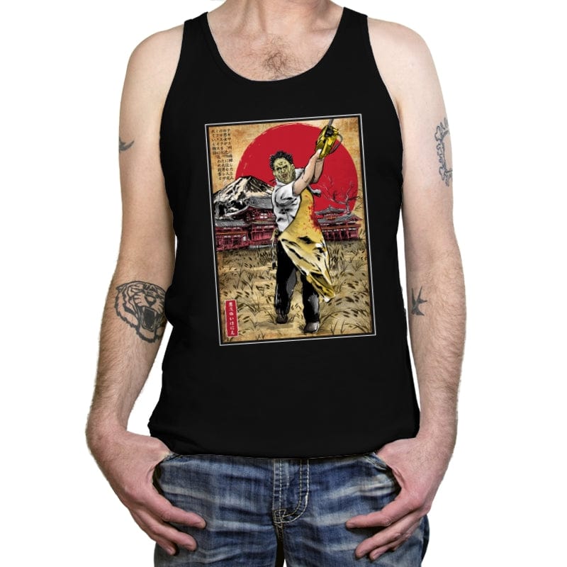 Leatherface in Japan - Tanktop Tanktop RIPT Apparel X-Small / Black