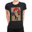 Leatherface in Japan - Womens Premium T-Shirts RIPT Apparel Small / Black