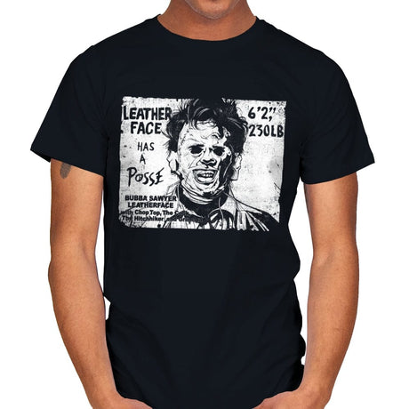 Leatherface Posse - Mens T-Shirts RIPT Apparel Small / Black