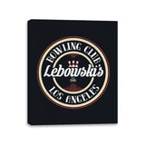 Lebowski's Bowling - Canvas Wraps Canvas Wraps RIPT Apparel 11x14 / Black