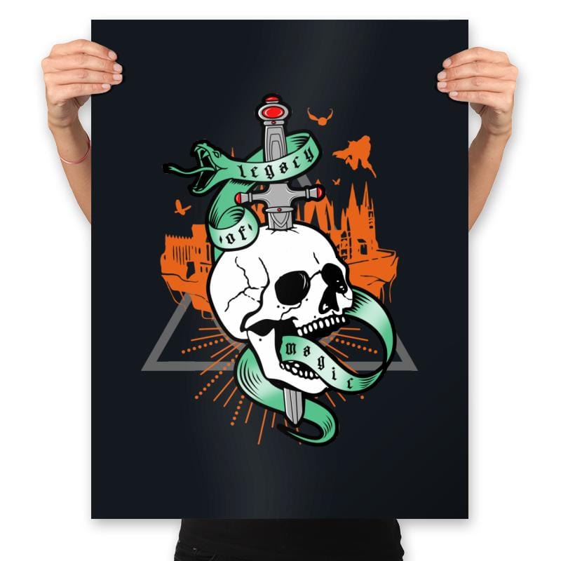 Legacy of Magic - Prints Posters RIPT Apparel 18x24 / Black