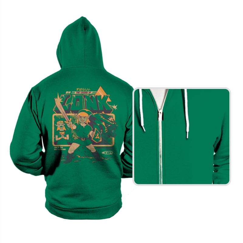 Legend of Lonk - Hoodies Hoodies RIPT Apparel Small / Kelly