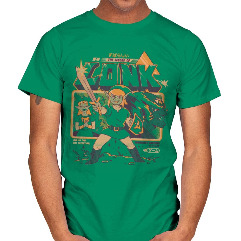 Legend of Lonk - Mens T-Shirts RIPT Apparel Small / Kelly