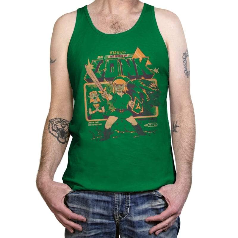 Legend of Lonk - Tanktop Tanktop RIPT Apparel X-Small / Kelly